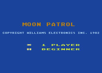 Moon Patrol screenshot 4 for Atari 5200